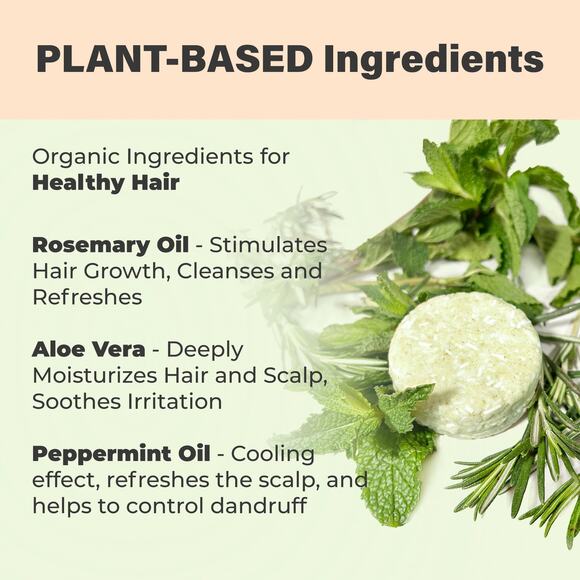 Rosemary Shampoo Bar and Conditioner Bar for Hair Growth - Picture 10 of 11